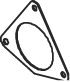 NISSA 2069200QAA Gasket, exhaust pipe
